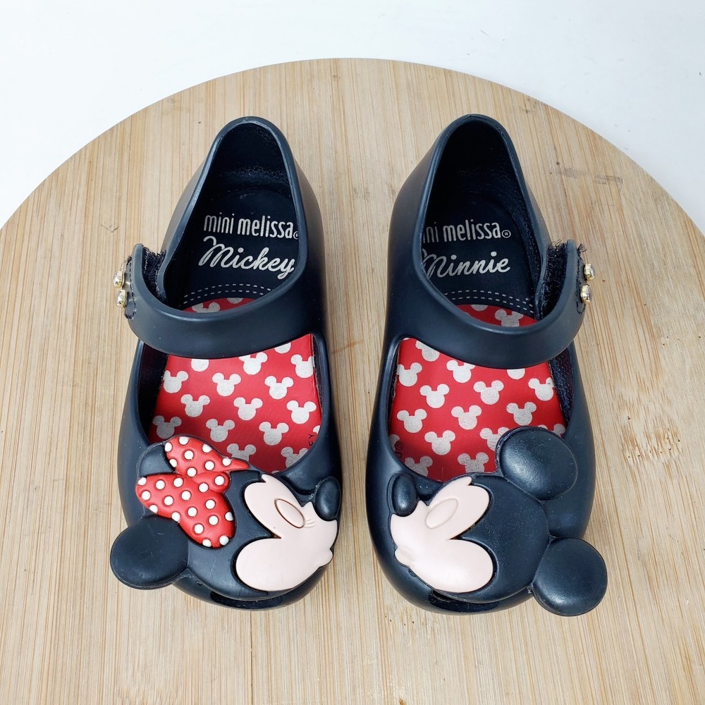 Mini Melissa Mary Jane Shoes Kids 5 Disney Mickey Minnie Baby Toddler Sandal